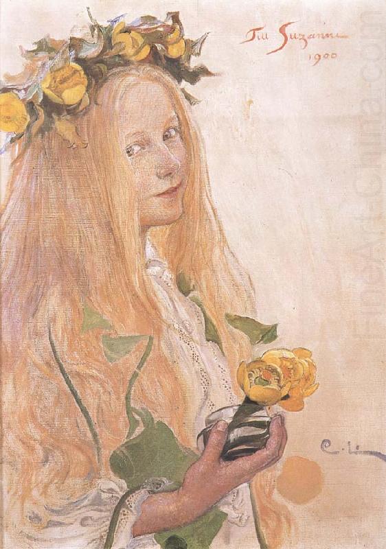 Suzanne,Study for For Karin-s Name-Day, Carl Larsson